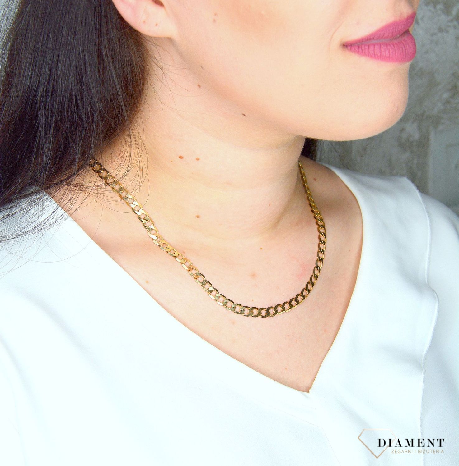 Złoty łańcuszek 585 pancerka 6,5 mm DIA-LAN-3126-585 6,5mm (1).jpg